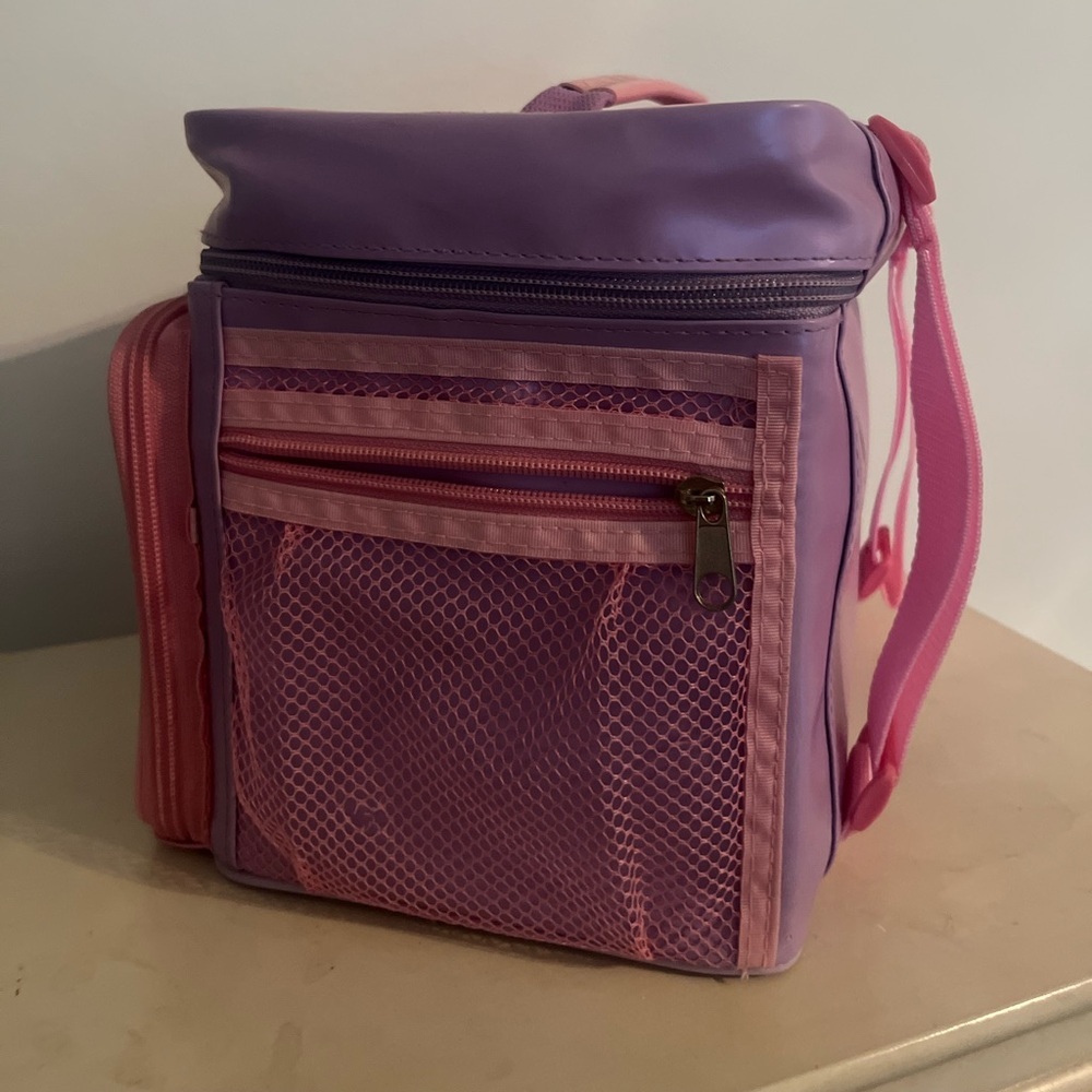 Kids/ girl/ youth Glamour Girlz Salon Pink Doll Case/Makeup Case/ Overnight Case - Picture 7 of 8